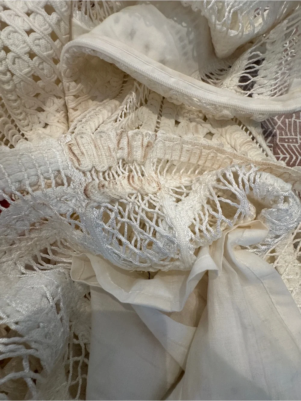 Jonathon Simkhai Coen White Crochet Mini Dress - Picture 9 of 10